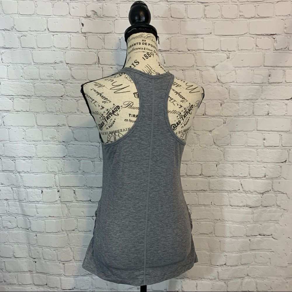 Maternity GapFit Breathe Racerback Tank Top Gray size XS - Picture 5 of 8